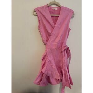 Rebecca Taylor Wrap dress with ruffle